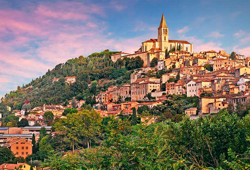 Vacanza in bicicletta sugli itinerari più belli dell'Umbria con Cena e pomeriggio alle Terme di San Casciano | Umbria my Love