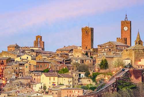 Umbria: la valle del Tevere da sud